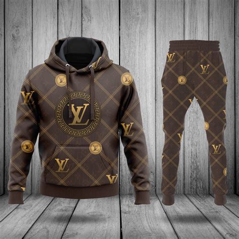 lv hoodies men|louis vuitton men's sweatsuit.